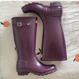 Hunter Boots Plum Color ☔️